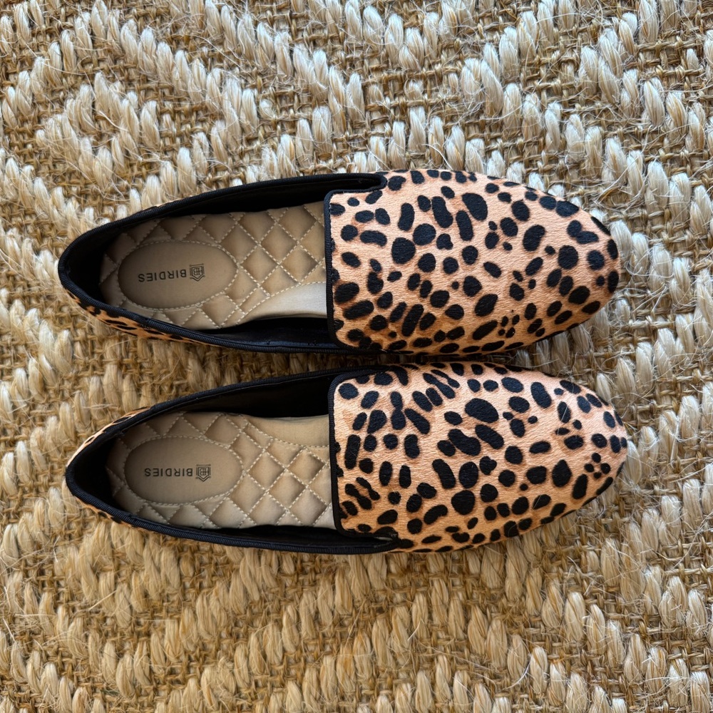 Birdies Leopard Print Starling Loafer 8.5